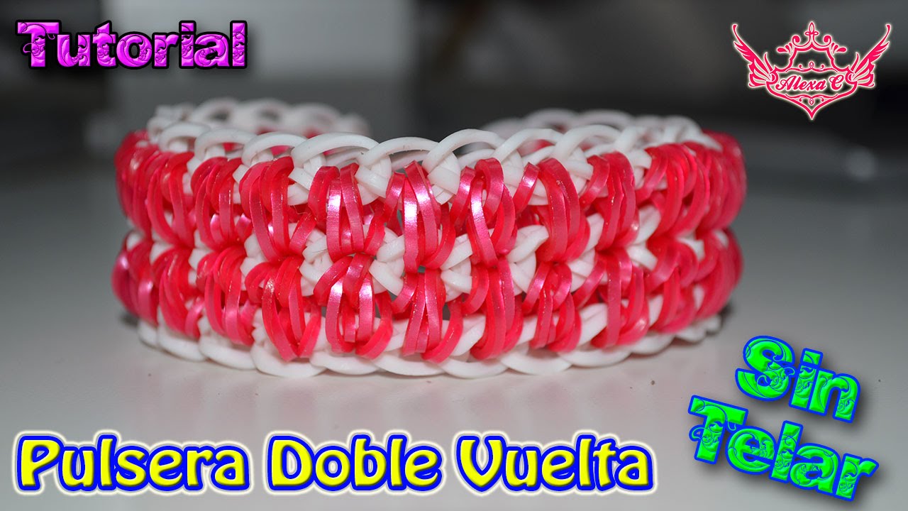 ♥ Tutorial: Pulseras Doble Vuelta (sin telar) ♥