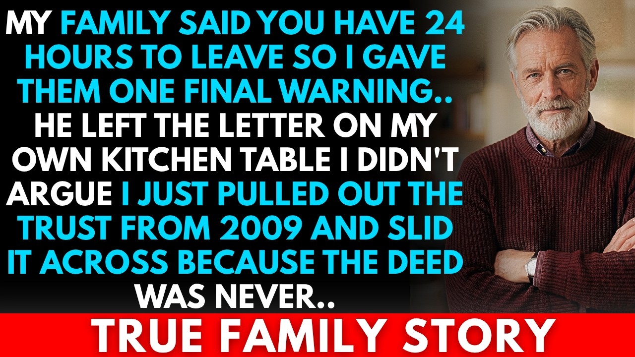 The coffee maker clicked on at 6:15, same as always. Then I found the letter on my kitchen table. After two years of living under my own roof, my son Todd and his wife Wendy wanted me out of my...