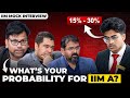 IIM A Interview Pressure Test 🔥 ‘What’s Your Probability?’ | Real Mock CAT GDPI
