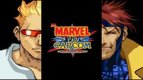 Marvel vs Capcom | Duo Team Attack | Captain Commando & Gambit