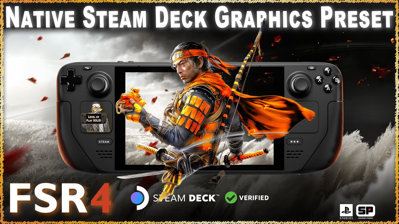 Ghost of Tsushima с FSR 4 в Steam Deck | Руководство по настройкам и оптимизации