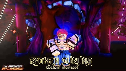 The custom Ryomen Sukuna Moveset in [TSB]