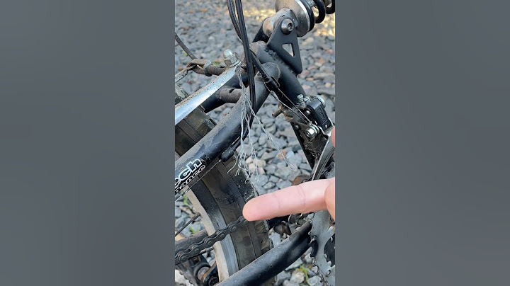 How to fix cut ends of a bike cable at home