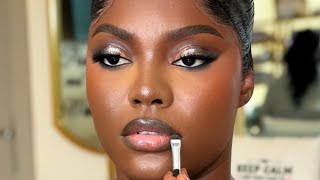     FULL BRIDAL MAKEUP TUTORIAL ON DARK SKIN | Foundation Matching + Skin Prep. screenshot 5