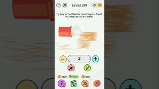 Braindom Level 239 My box of toothpicks has dropped, could you help me count them. screenshot 5