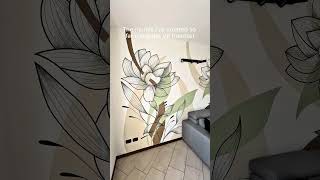 Using VR headset to sketch murals