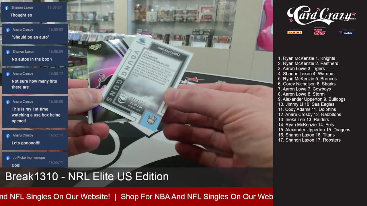 Break1310 - NRL Elite US Edition