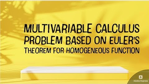 Deduction 2 and Problem based on Euler