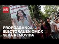 Clara Brugada inicia jornada de limpieza de propaganda electoral en CDMX - Las Noticias
