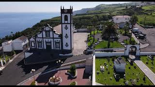 Santana Nordeste Feteira Pequena e Feteira Grande visto lá do alto São Miguel Açores Agosto 2021