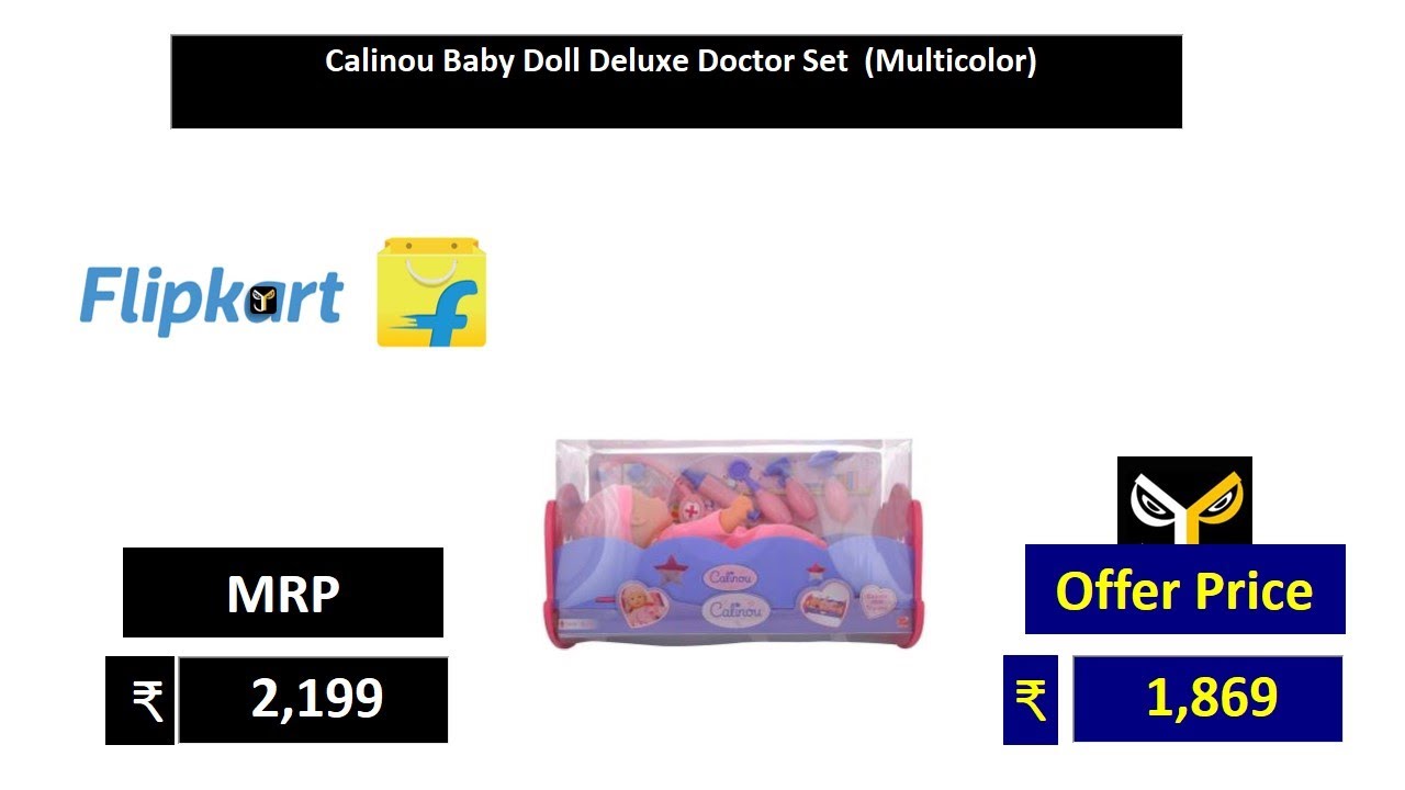 Calinou Baby Doll Deluxe Doctor Set Multicolor Youtube