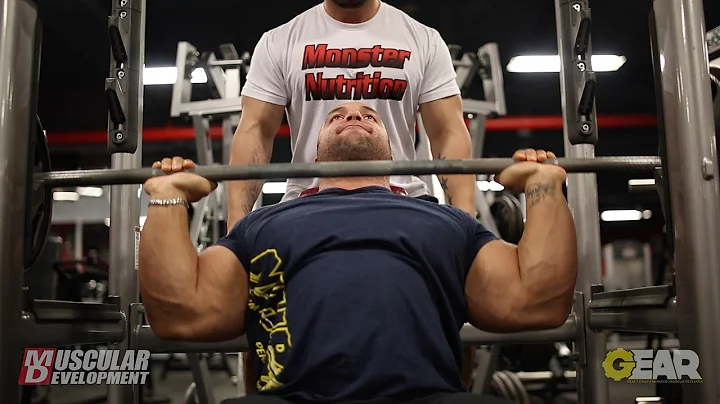 IFBB Pro Jon Delarosa Trains Shoulders 10 Weeks Ou...
