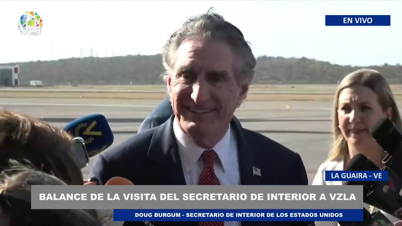 Balance visita Secretario Interior EE.UU a Venezuela - En Vivo | 5Mar