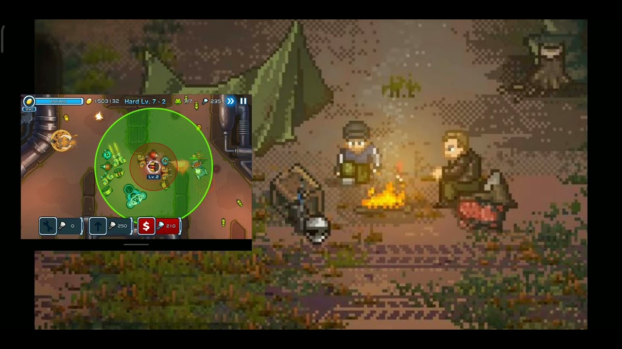 Tiny defense|hard mode level 7-1,2,3,4