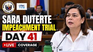 Philippines Senate LIVE - Impeachment Trial of VP Sara Duterte - DAY 41 (Oct. 26, 2026) | N18G News