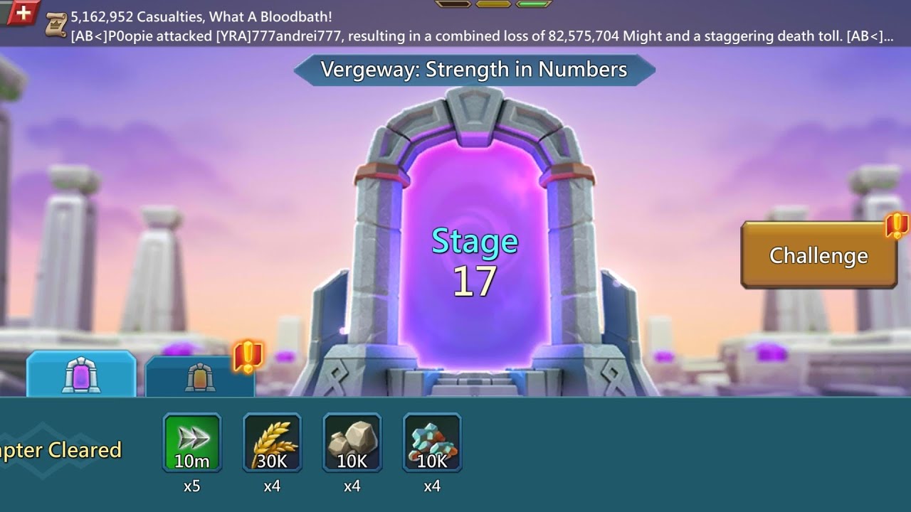 Lords Mobile: Vergeway: Strength in Numbers: Stage 17