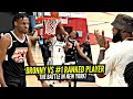 Bronny James CHALLENGES Defender at The Rim In Front of LeBron! Bronny vs #1 RANKED PLAYER!