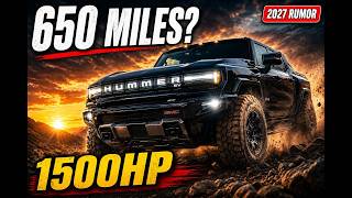 2027 GMC Hummer EV "Stealth" - The1500HP Electric Off-Road Hyper-Truck That ANNIHILATES EVERYTHING!