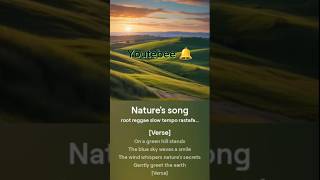 Nature's song by youtebe // free and no copyright #reggae #rasta #shorts