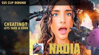 Nadia Cheating in Swaggs 1 v 1 kill race 100%? @codin4k