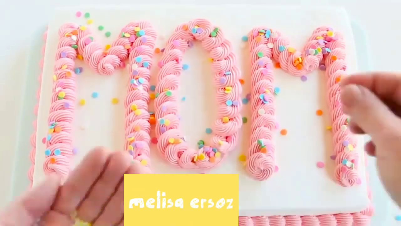 Krem şanti pasta süslemeleri YouTube
