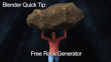 Blender Quick Tip: Free Rock Generator