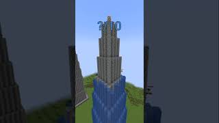 How to Make Tower in Minecraft ✅ #shorts #youtubeshorts #gamming #shortfeed