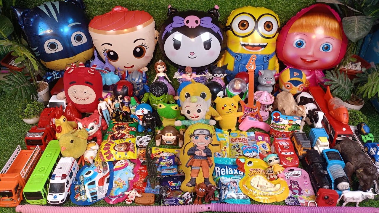 Hunting Eskrim Masak Masakan Dokteran Permen Yupi Baby Shark Marsha and TheBear Bebek Ikan koi124