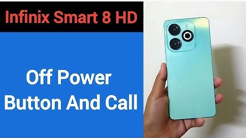 How to turn off power button and call, Infinix smart 8 HD me power button and call off kaise karen
