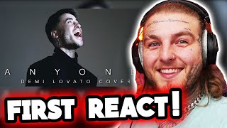 First Reaction To CORVYX / Anyone - Demi Lovato (Male Cover ORIGINAL KEY)