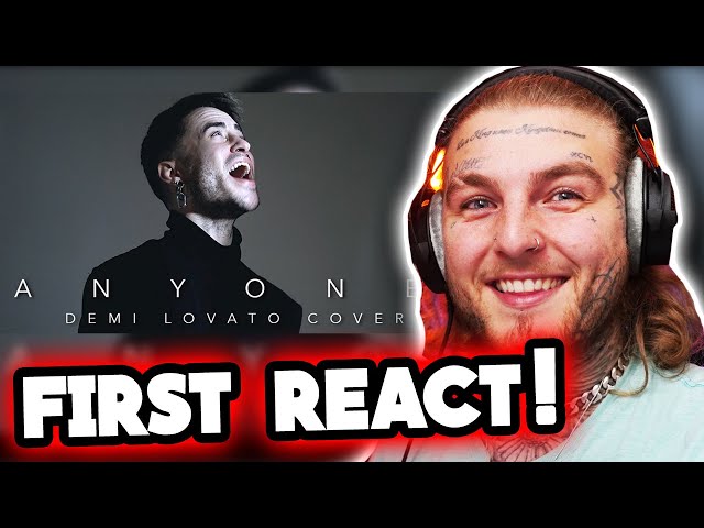 First Reaction To CORVYX / Anyone - Demi Lovato (Male Cover ORIGINAL KEY) class=