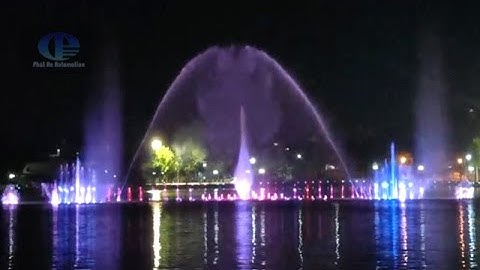 Thiết kế thi công nhạc nước trên Hồ Yên Hòa TP Yên Bái