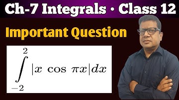 Integration of x cos pi x from Limits -2 to 2 | Very Important Integration Question