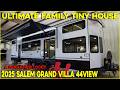 ULTIMATE Family Tiny House! 2025 Salem Grand Villa 44VIEW Destination Trailer at Couchs RV Nation