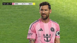 Messi vs Nashville | 2 Goals & Playoff Masterclass! 🔥🐐 | 24/10/2025