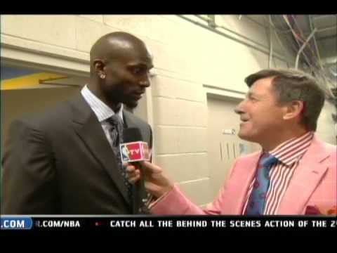 Kevin Garnett tells Craig Sager to Burn his clothes!