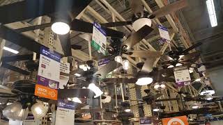 Thumbnail Brief Video Tour of Home Depot Ceiling Fan Department