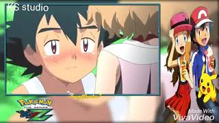 Pokemon Ash X Serena love AMV || Main Tera Boyfriend || By AMW