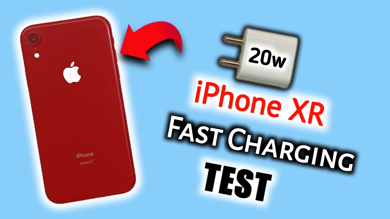 iPhone xr fast charging test 20w | iphone xr fast charger, iphone xr  charging time with fast charger - YouTube