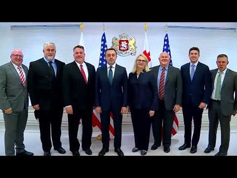 საქართველოს პრემიერ-მინისტრი ირაკლი ღარიბაშვილი აშშ-ის კონგრესმენთა დელეგაციას შეხვდა