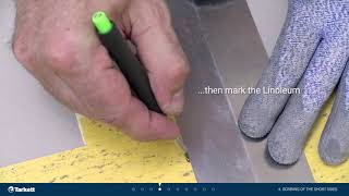 How to lay Tarkett Linoleum flooring