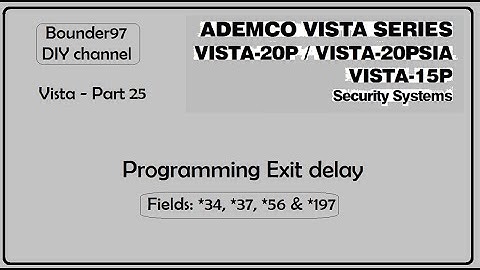 exit delay explained  (Visa 20p, Part 23)