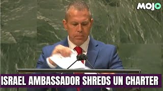 "I am holding up a mirror to you" Israel Envoy Gilad Erdan Destroys UN Charter | UN General Assembly