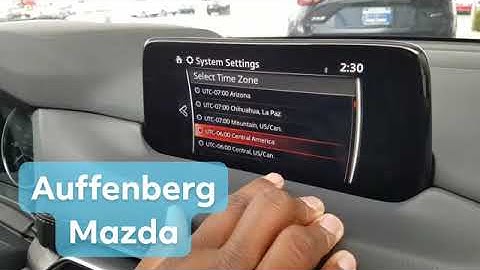 How to Change the Clock in Your Mazda CX-5