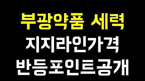 [주식]부광약품 다시 크게부각 될 것입니다 여기만 안착 잘하면 됩니다 부광약품주가전망