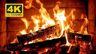 🔥 Cozy Fireplace 4K (12 HOURS). Fireplace Ambience with Crackling Fire Sounds. Fireplace Burning 4K