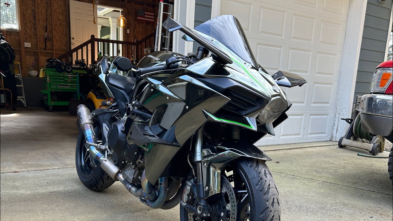 Dead End Road - 2017 Kawasaki Ninja H2 🐉 #NioMOB - YouTube