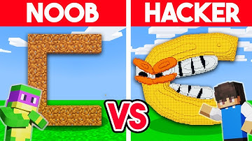 NOOB vs HACKER: I CHEATED In an ALPHABET LORE Build Challenge! (Letter C)