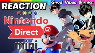 We REACT to the Nintendo Direct Mini: Partner Showcase! (6\/28\/22)