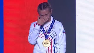 ВЫРУБИЛИ ГИМН России: Чумгалакова - чемпион Европы по боксу